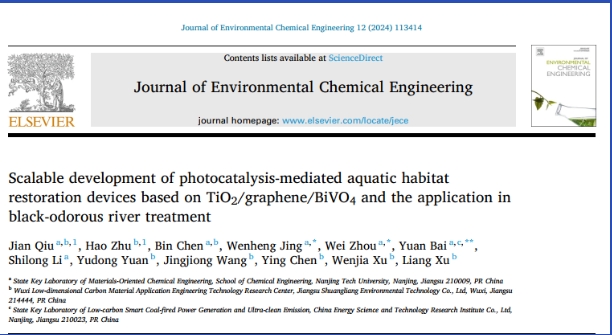 科研聚焦｜CA88环境研发团队颁发SCI期刊文章